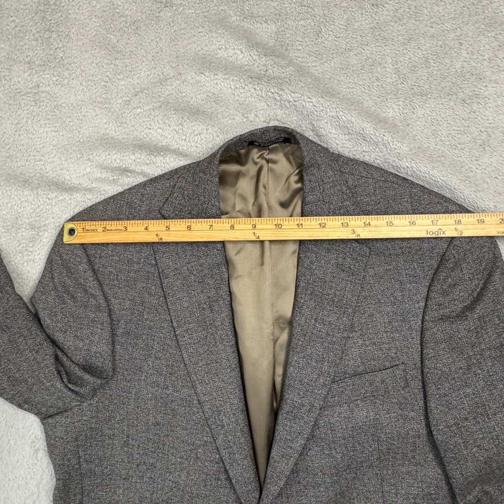 Hart Schaffner Marx Men's Blazer Sport Coat Size 42‎ Grey Made In USA! - Picture 12 of 16